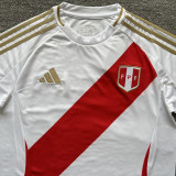2024/25 Peru Home White Fans Soccer Jersey