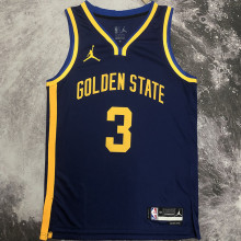 2023 Warriors POOLE #3 Sapphire Blue NBA Jerseys