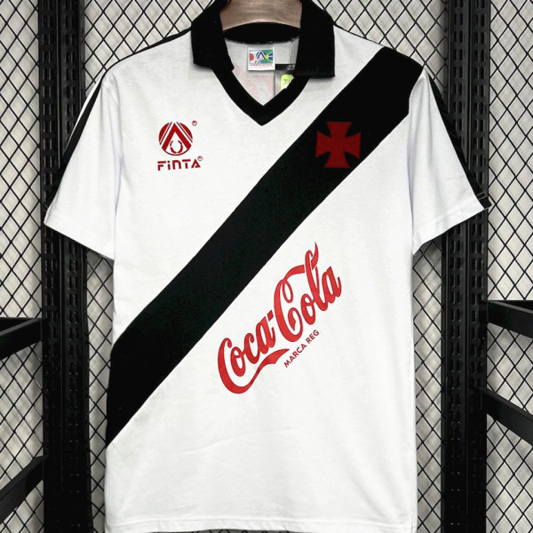 1988 Vasco Away White Retro Soccer Jersey