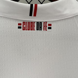 2024/25 Sao Paulo Home White Long Sleeve Soccer Jersey