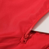 2023/24 AC Red Black Windbreaker