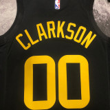2023 Jazz CLARKSON #00 Black NBA Jerseys