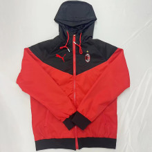 2024/25 AC Red Black Windbreaker