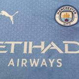 2024/25 Man City Home Blue Player Version Kids Jersey 球员版童装