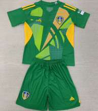 2024/25 Leeds United Green GK Kids Soccer Jersey