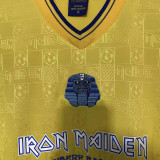 2008 Iron Maiden Yellow Retro Jersey (Number 08)