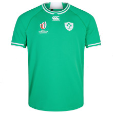 2023 Irish IRFU RUGBY WORLD CUP Home Green Rugby Jersey Ireland爱尔兰