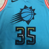 2023/24 Suns DURANT #35 Wathet City Edition NBA Jerseys