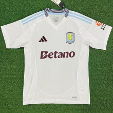 2024/25 Aston Villa Away White Fans Soccer Jersey