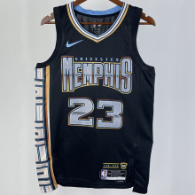 2023/24 Grizzlies ROSE #23 Black City Edition NBA Jerseys