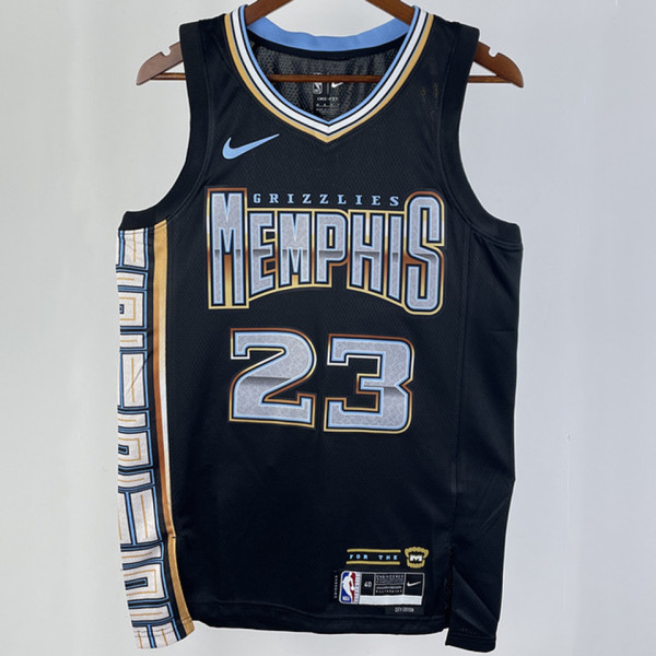 2023/24 Grizzlies ROSE #23 Black City Edition NBA Jerseys