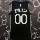 Warriors KUMINGA #00 Black Grey NBA Jerseys