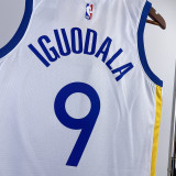 2023/24 Warriors IGUODALA #9 White NBA Jerseys