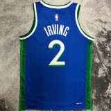 2023 Mavericks IRVING #2 Blue City Edition NBA Jerseys