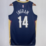 2023/24 Pelicans INGRAM #14 Dark Blue NBA Jerseys