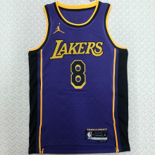 Lakers BRYANT #8 Blue NBA Jerseys