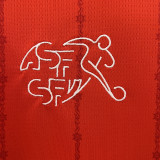2024/25 Swizerland Home Red Fans Soccer Jersey