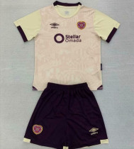 2024/25 Heart of Midlothian F.C.Away Kids Soccer Jersey 中洛锡安 苏格兰