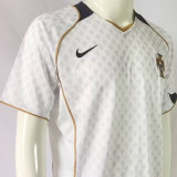 2014 Portugal Away White Retro Soccer Jersey