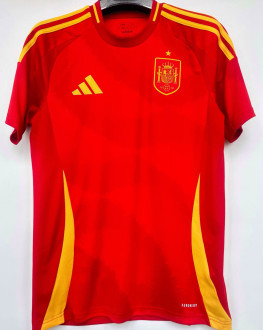 2024/25 Spain 1:1 Quality Home Red Fans Soccer Jersey