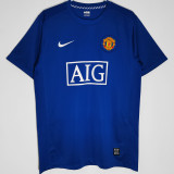 RONALDO #7 2008-09 M Utd Away Retro Jersey 欧冠字体 07/08球+2008世俱杯金章 ★★