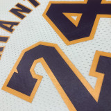 2009/10 Lakers BRYANT #24 Retro White NBA Jerseys热压
