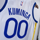 2023/24 Warriors KUMINGA #00 White NBA Jerseys