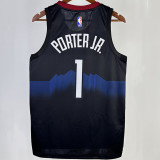 2023/24 Nuggets PORTER JR. #1 Black City Edition NBA Jerseys