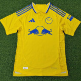 2024/25 Leeds United Away Yellow Player Version Soccer Jersey