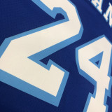 LA Lakers Bryant # 24 Blue NBA Jerseys Hot Pressed