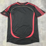 2006-07 AC Milan Away Black Retro Soccer Jersey
