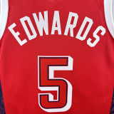 2024 Team USA EDWARDS #5 Red NBA Jersey
