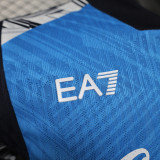2024/25 Napoli Blue Training Player Version Soccer Jersey