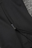 2025 Brazil Black Kids Sweater Tracksuit