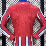 2024/25 ATM Home Player Version Long Sleeve Soccer Jersey