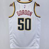 2023/24 Nuggets GOROON #50 White NBA Jerseys