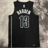 2023 Nets HARDEN #13 Black NBA Jerseys
