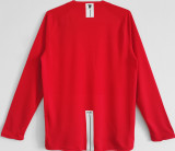 2007-08 M Utd Home Red Long Sleeve Retro Jersey League Version联赛版