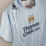 2007/08 Man City Home Blue Retro Jersey