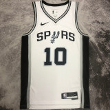 2023/24 Spurs SOCHAN #10 White NBA Jerseys