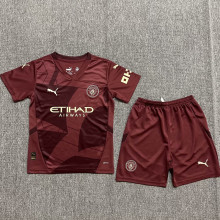 2024/25 Man City Third Kids Soccer Jersey