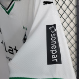 2023/24 Monchengladbach Home White Fans Soccer Jersey