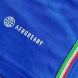 2023/24 Italy 1:1 Quality Home Blue Fans Soccer Jersey
