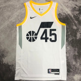 2023 Jazz MITCHELL #45 White NBA Jerseys