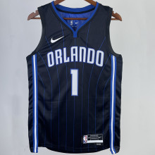 2023/24 Magic MCGRADY #1 Black NBA Jerseys 热压