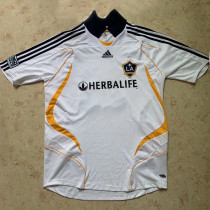 2007 LA Galax FC Home White Retro Soccer Jersey