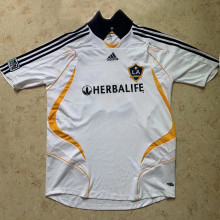 2007 LA Galax FC Home White Retro Soccer Jersey