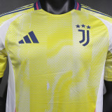 2024/25 JUV Away Yellow Player Version Soccer Jersey