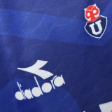 1996 Universidad de Chile Home Blue Retro Long Sleeve Retro Jersey