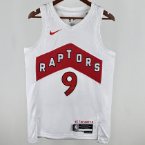 2023 Toronto Raptors BARRETT #9 White NBA Jerseys